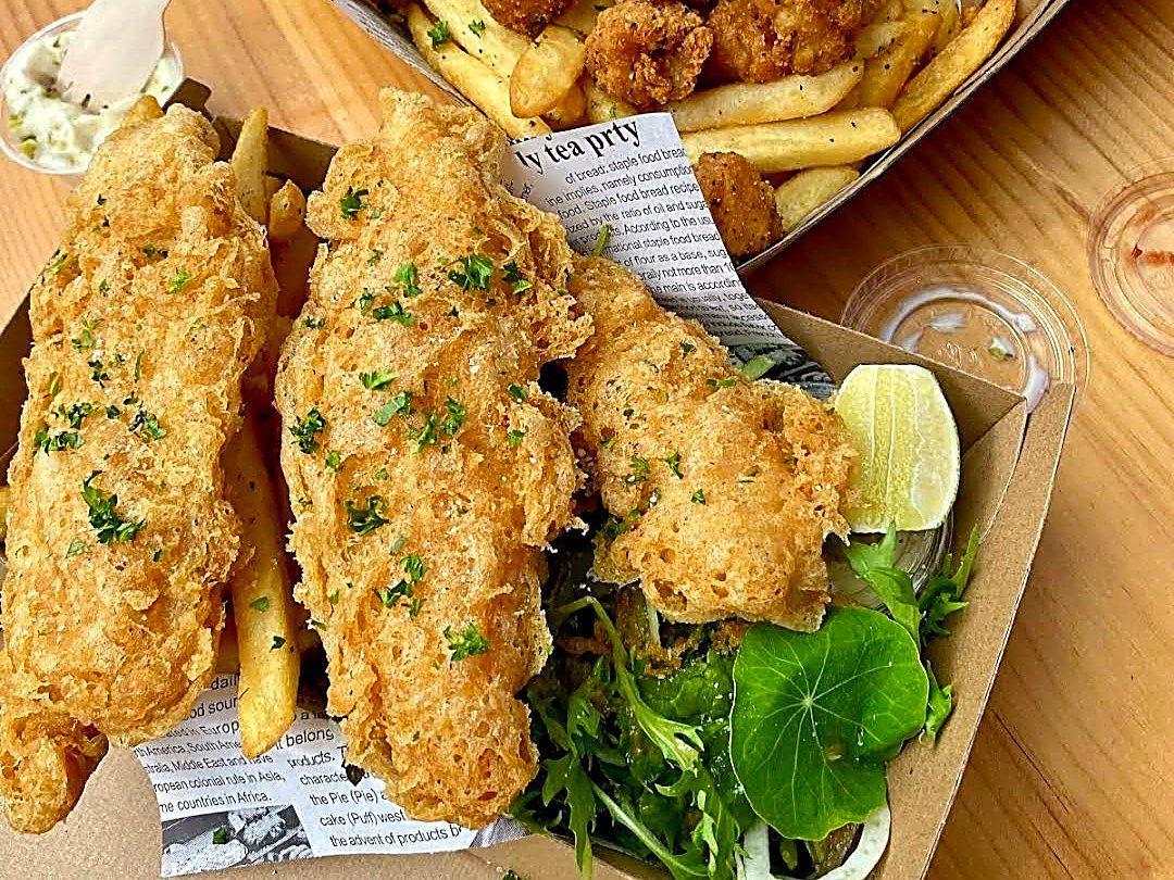 Crispy Battered Fish & Chips